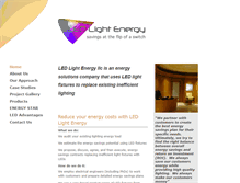 Tablet Screenshot of ledlightenergy.com